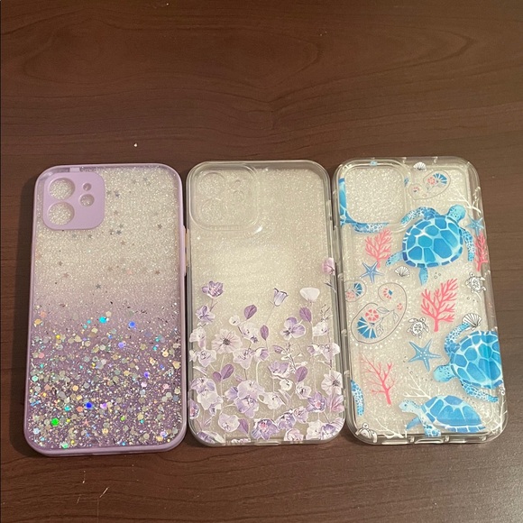 Other - Set of 3 aesthetic iPhone 12 Cases